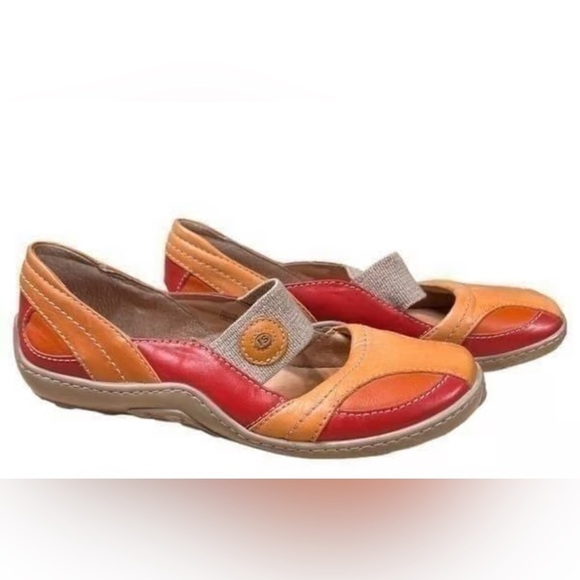 Josef Seibel - The European Comfort Shoe Women's Red and Orange -Maryjane’s - Picture 1 of 11